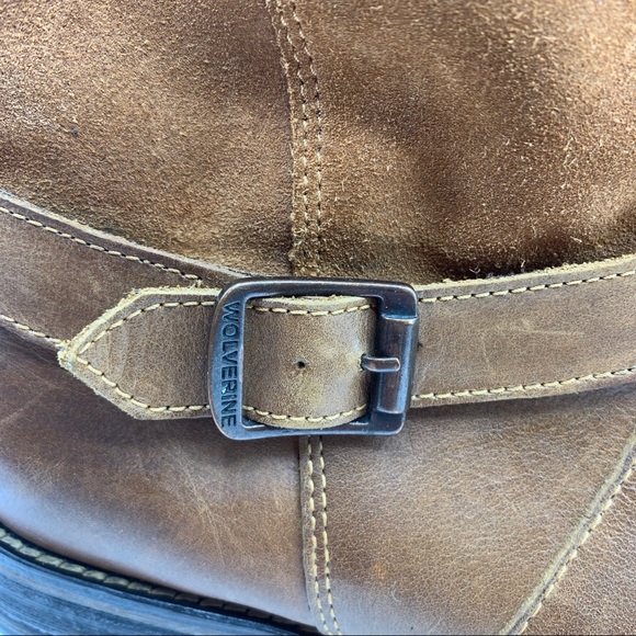 Wolverine Women’s 1883 Tan Leather Pearl Ankle Boot Size 7 - Picture 6 of 11